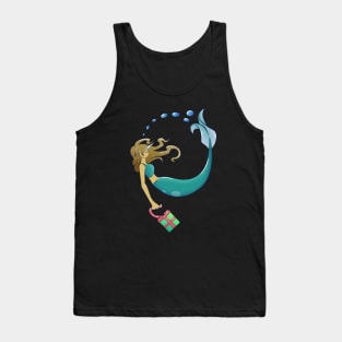 Christmas Mermaid Tank Top